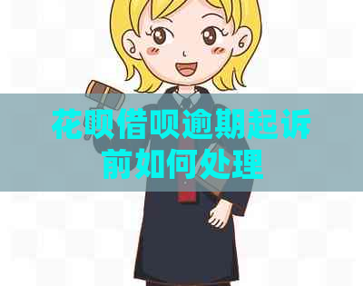 花呗借呗逾期起诉前如何处理