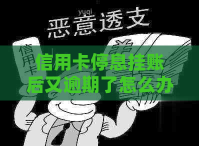 信用卡停息挂账后又逾期了怎么办