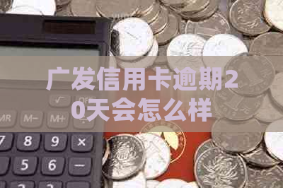 广发信用卡逾期20天会怎么样