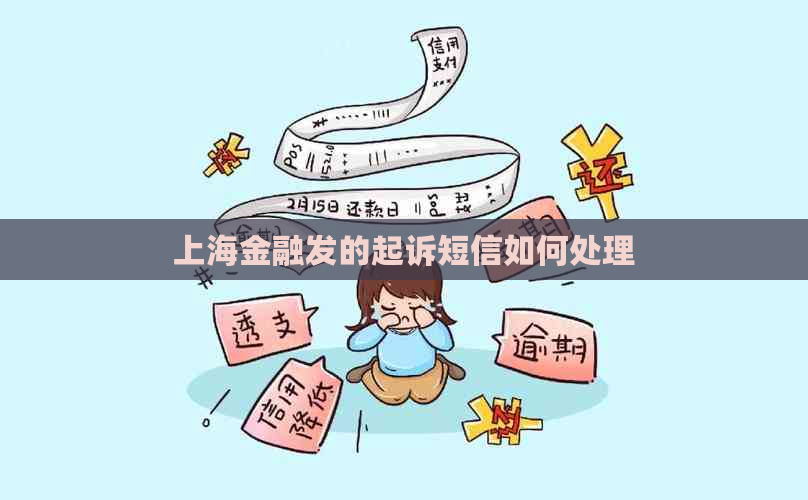 上海金融发的起诉短信如何处理