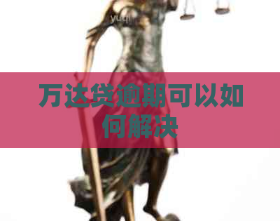 万达贷逾期可以如何解决