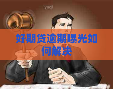 好期贷逾期曝光如何解决