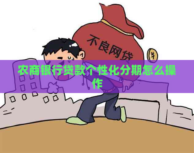 农商银行贷款个性化分期怎么操作