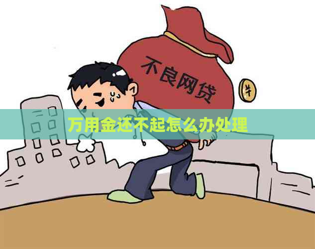 万用金还不起怎么办处理