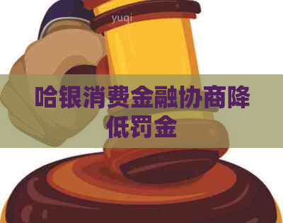 哈银消费金融协商降低罚金