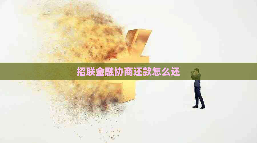 招联金融协商还款怎么还