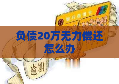 负债20万无力偿还怎么办