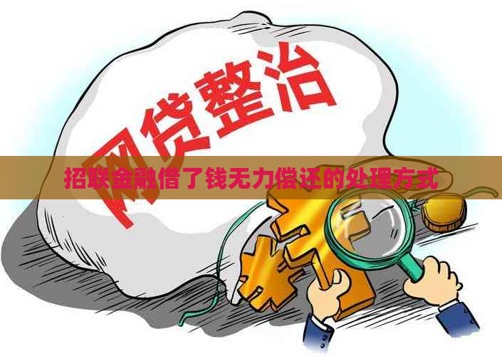 招联金融借了钱无力偿还的处理方式