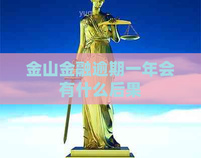 金山金融逾期一年会有什么后果