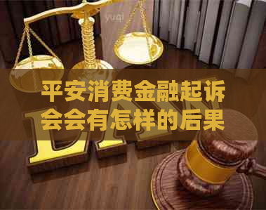 平安消费金融起诉会会有怎样的后果