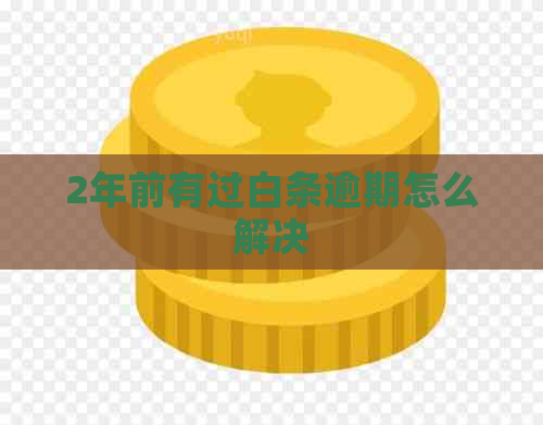 2年前有过白条逾期怎么解决