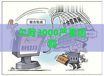 欠款3000严重逾期