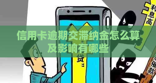 信用卡逾期交滞纳金怎么算及影响有哪些