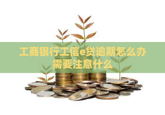 工商银行工信e贷逾期怎么办需要注意什么