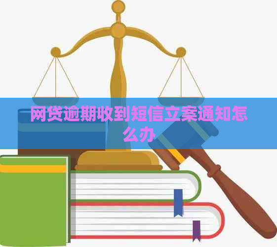 网贷逾期收到短信立案通知怎么办