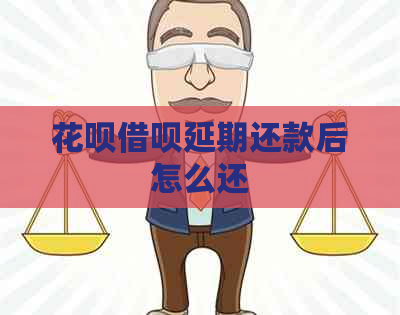 花呗借呗延期还款后怎么还