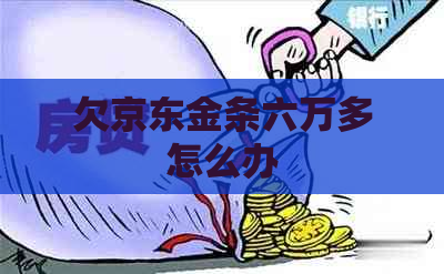 欠京东金条六万多怎么办