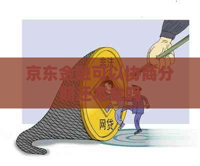 京东金融可以协商分期还本金吗