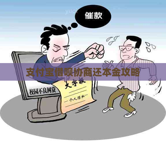 支付宝借呗协商还本金攻略