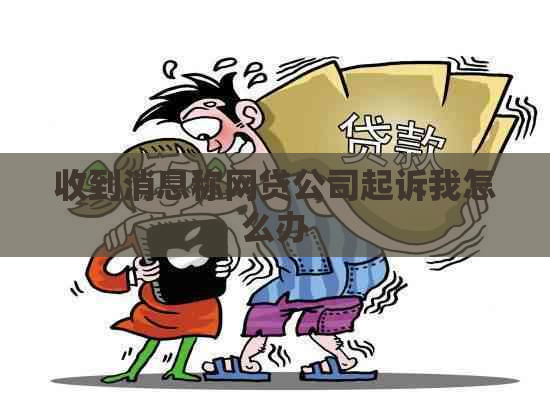 收到消息称网贷公司起诉我怎么办