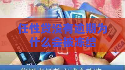 任性贷没有逾期为什么会被冻结