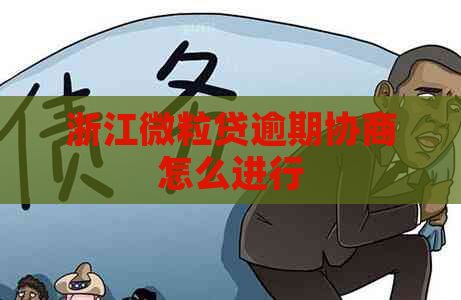 浙江微粒贷逾期协商怎么进行