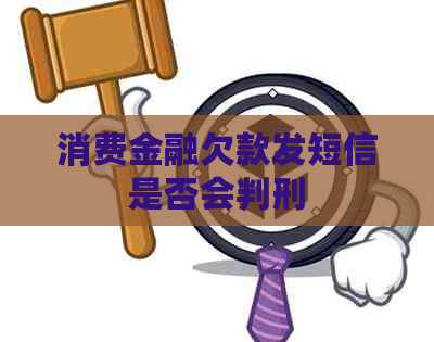 消费金融欠款发短信是否会判刑