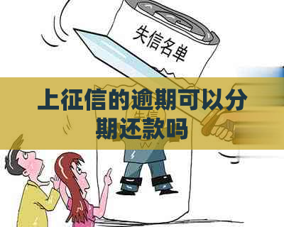 上的逾期可以分期还款吗