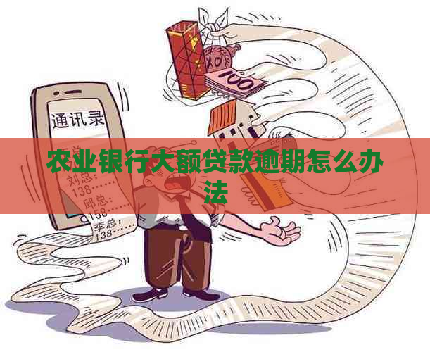 农业银行大额贷款逾期怎么办法