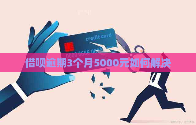 借呗逾期3个月5000元如何解决