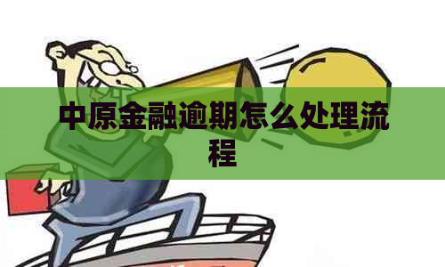 中原金融逾期怎么处理流程