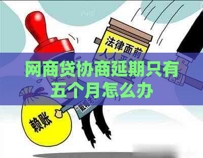 网商贷协商延期只有五个月怎么办