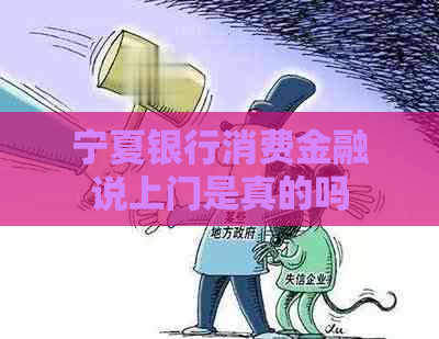 宁夏银行消费金融说上门是真的吗