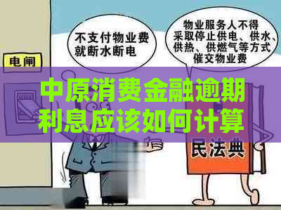 中原消费金融逾期利息应该如何计算