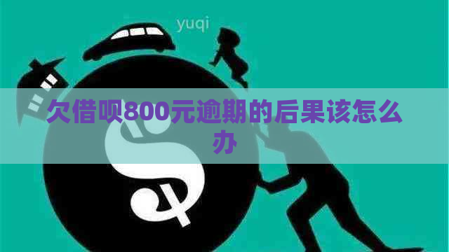 欠借呗800元逾期的后果该怎么办