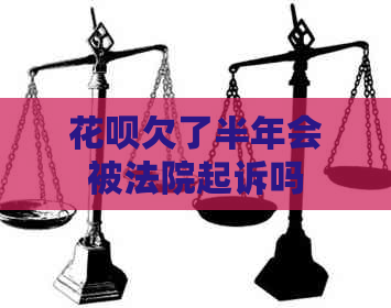 花呗欠了半年会被法院起诉吗