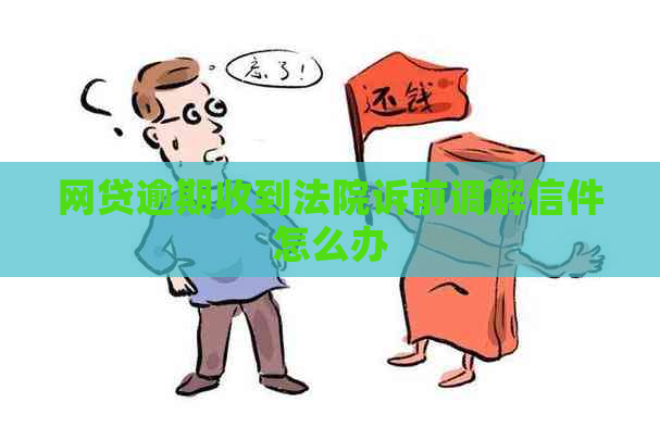 网贷逾期收到法院诉前调解信件怎么办