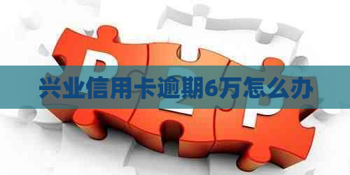 兴业信用卡逾期6万怎么办