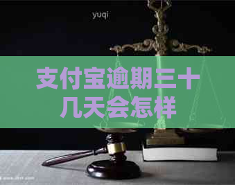 支付宝逾期三十几天会怎样