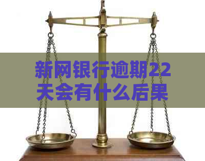 新网银行逾期22天会有什么后果