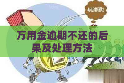 万用金逾期不还的后果及处理方法