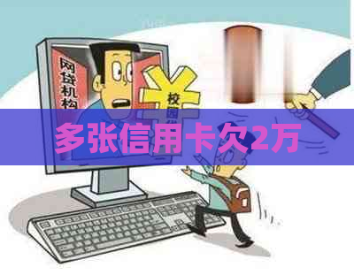 多张信用卡欠2万