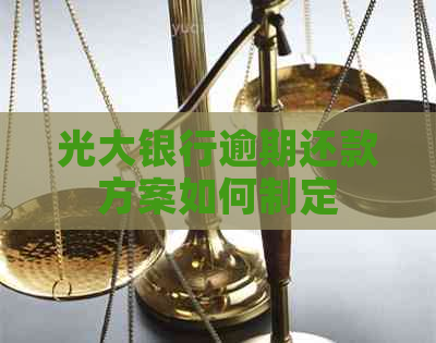 光大银行逾期还款方案如何制定