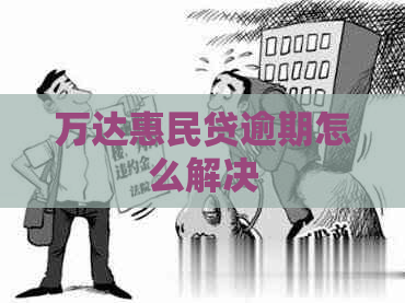 万达惠民贷逾期怎么解决