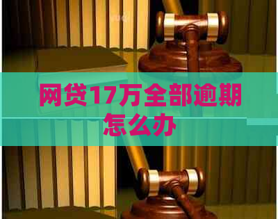 网贷17万全部逾期怎么办