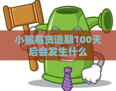 小鲨易贷逾期100天后会发生什么