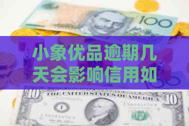 小象优品逾期几天会影响信用如何处理