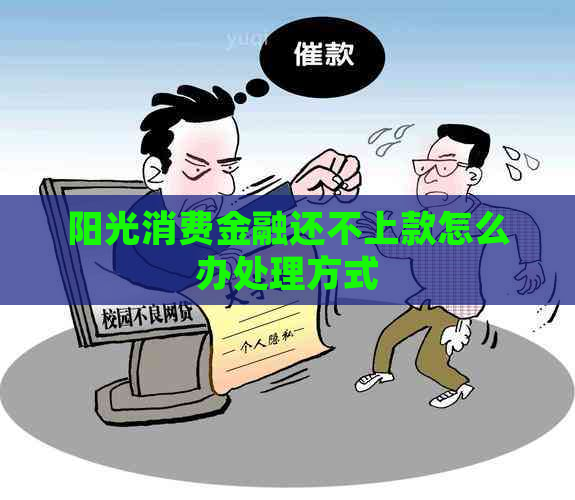 阳光消费金融还不上款怎么办处理方式