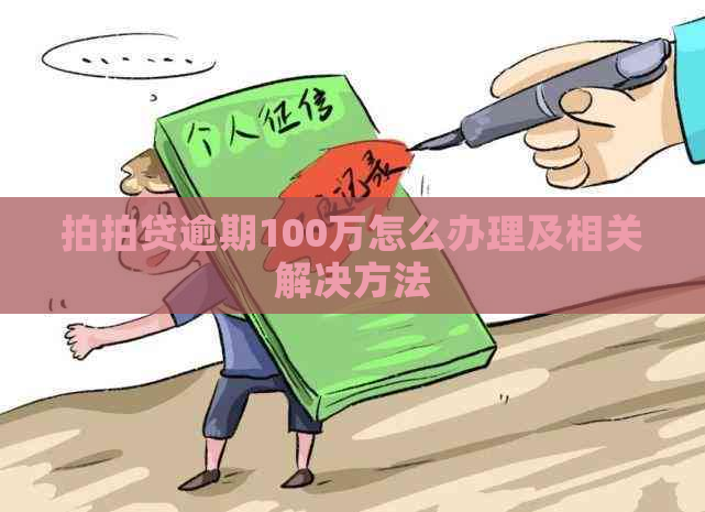 逾期100万怎么办理及相关解决方法