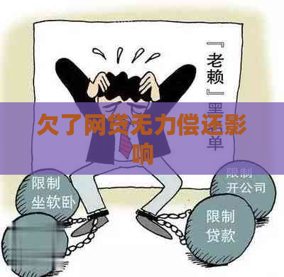 欠了网贷无力偿还影响